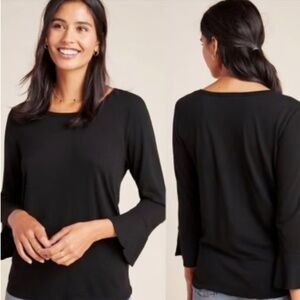 Anthropologie t.La Tessa Bell-Sleeved Tee
